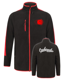 Crackerjacks microfleece jacket Black/Red