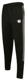 Knitted tracksuit pants Black-Gunmetall Gray