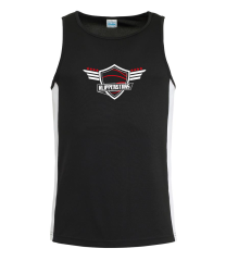 Trainer Jersey Black White