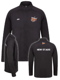  New Stars Knitted tracksuit Jacket Black