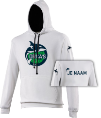 Orca's Varsity Hoody White_FrenchNavy