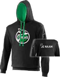 Orca's Varsity Hoody 2 (JetBlack/KellyGreen)