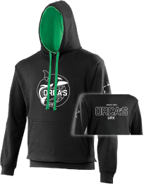 Orca's Varsity Hoody 5 (JetBlack/KellyGreen)
