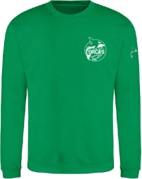 Orca's Basketball Sweater 2 KellyGreen