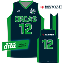 Orca's official Bouwvast MU14 wedstrijd shirt