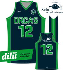 Orca's official Schol Dames 1 wedstrijd shirt