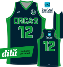 Orca's official Seafood Connections XU10-1 wedstrijd shirt