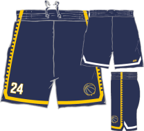 Official Rebound'73 Heren Basketbal Shorts