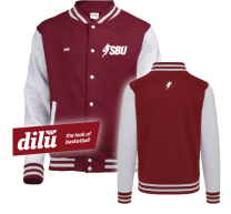 SBU Varsity Jacket  (burgundy_heathergrey)
