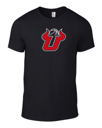 Heavy cotton UBALL T-shirt Black U