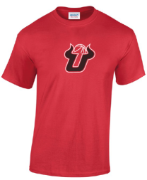 Heavy cotton UBALL T-shirt RED
