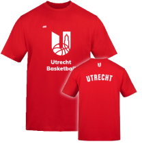 Utrecht Basketball Casual shirt fireRed Large