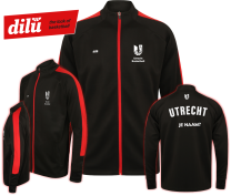 Utrecht Basketbal Knitted tracksuit Jacket BlackRed
