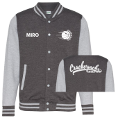 Varsity Jacket Charcoal_Heather Gray