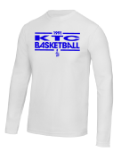 Unisex T-shirt longsleeve dri-fit White