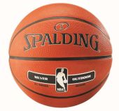 Spalding NBA Silver Indoor/Outdoor Basketball