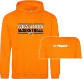 New Stars Basketball Hoodie  Crush Orange