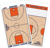 Shooters Coachbord gepersonaliseerd