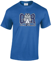 Heavy cotton QUICKRUNNERS T-shirt Royal Blue