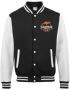 Varsity Jacket Black-White
