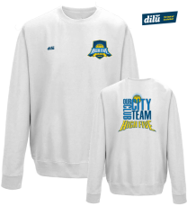 High Five OUR TEAM Basketball Sweater White.