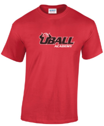 Heavy cotton UBALL T-shirt RED